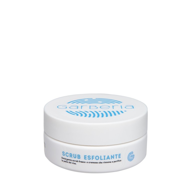 Scrub esfoliante detergente fresco e cremoso che rinnova e purifica la pelle del viso. Scrub esfoliante detergente fresco e cremoso che rinnova e purifica la pelle del viso.