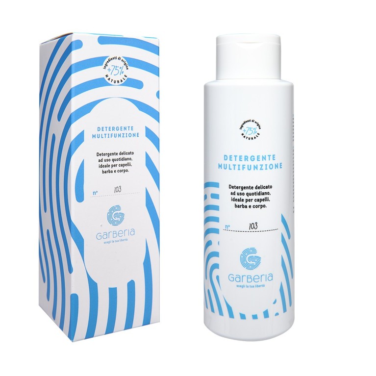 Detergente multifunzione delicato ad uso quotidiano, ideale per capelli barba e corpo